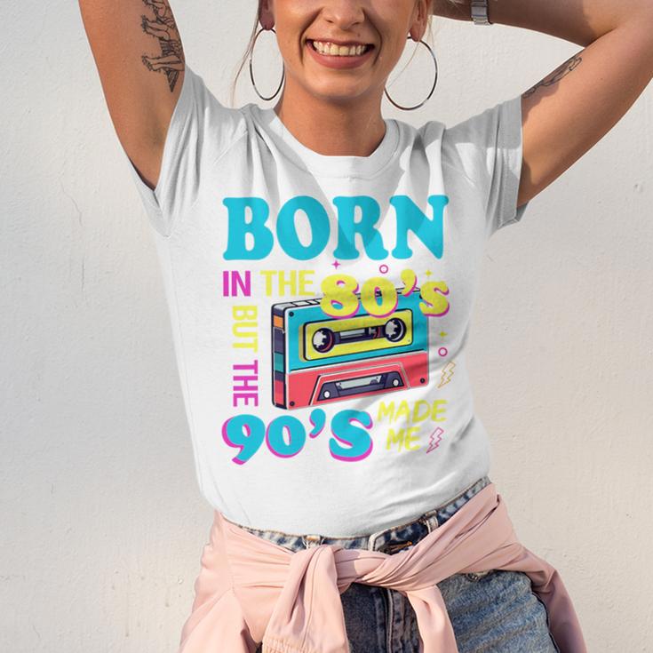 Born In The 80's But 90's Made Me Nostalgia Cassette Tape Premium Tri-Blend Unisex Jersey T-Shirt Born In The 80's But 90's Made Me Nostalgia Cassette Tape Premium Tri-Blend Unisex Jersey T-Shirt