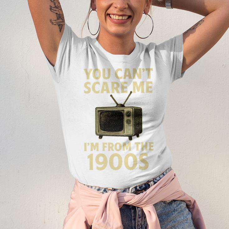 You Can't Scare Me I'm From The 1900s Television Retro Premium Unisex Jersey T-Shirt You Can't Scare Me I'm From The 1900s Television Retro Premium Unisex Jersey T-Shirt