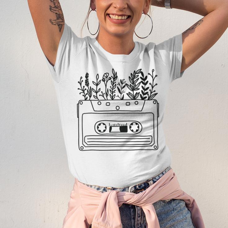 Cassette Tee 80s 90s Retro Party Costume Nostalgia Cassette Unisex Jersey T-Shirt