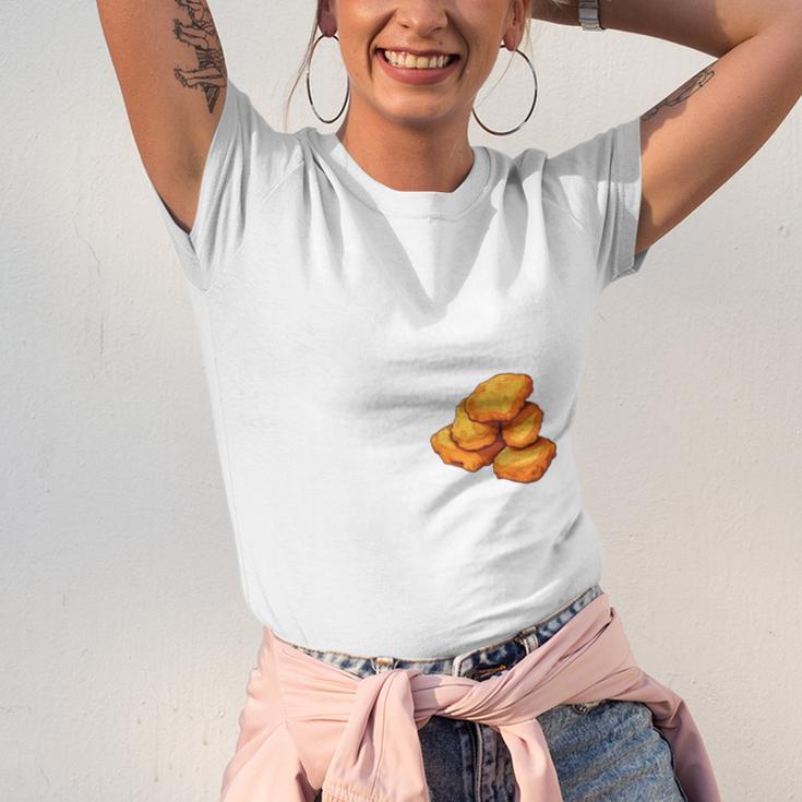 Chicken Nugget Saying Introvert Nuggie Foodie Food Unisex Jersey T-Shirt