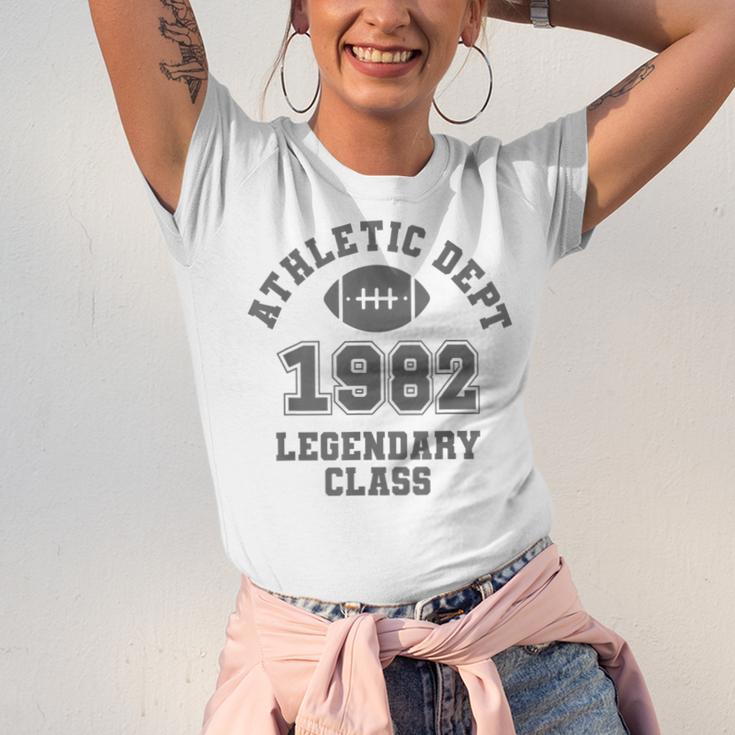 Class Of 1982 Graduation Yr High School Pride Vintage Retro Unisex Jersey T-Shirt
