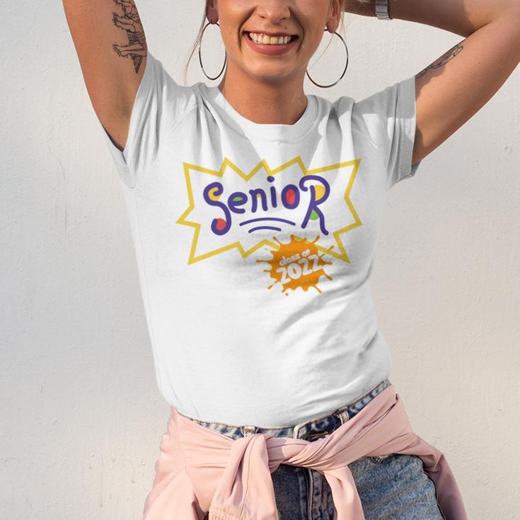 Class Of 2022 Senior Year 90's TV Style Graduation For Grad Unisex Jersey T-Shirt
