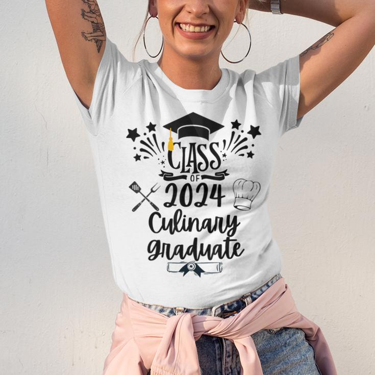 Class Of 2024 Culinary Graduate Culinary Chef Graduation Unisex Jersey T-Shirt