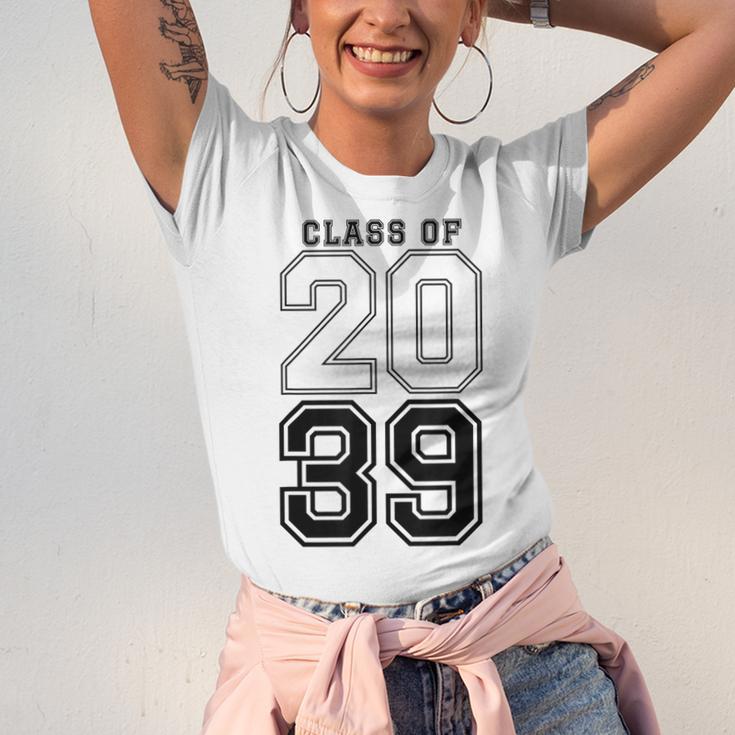 Class Of 2039 Blue Graduation Senior Student Tee Unisex Jersey T-Shirt