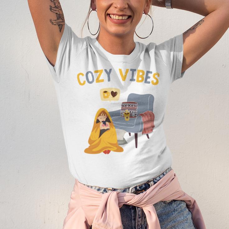 Cozy Vibes Atmospheric Introvert Unisex Jersey T-Shirt