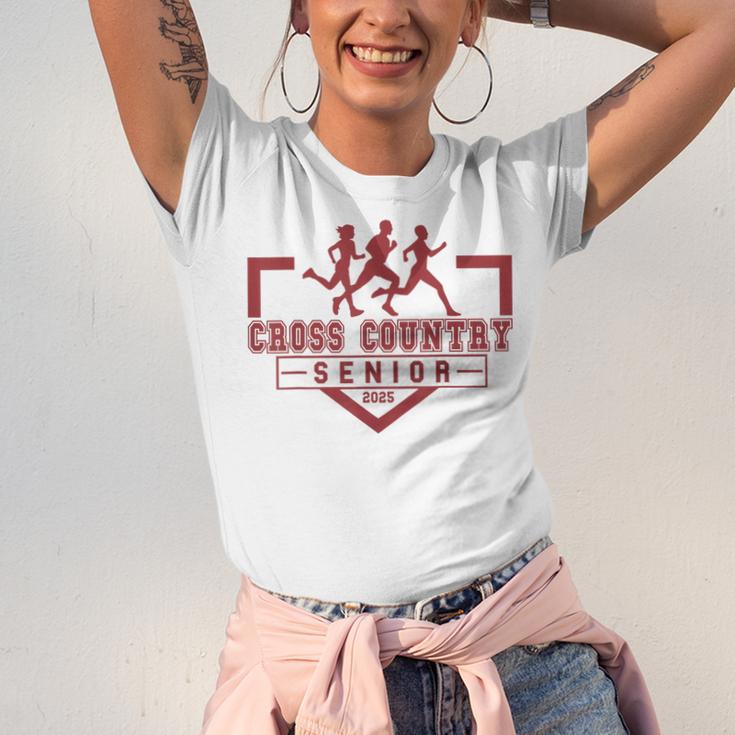 Cross Country Senior Night Senior 2025 Graduation Party 48 Unisex Jersey T-Shirt