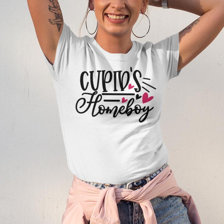 Cupid's Homebody Introvert Valentine's Day Home Unisex Jersey T-Shirt Cupid's Homebody Introvert Valentine's Day Home Unisex Jersey T-Shirt