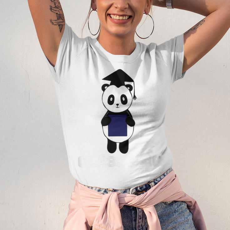 Cute Graduation Panda Class 2018 Unisex Jersey T-Shirt