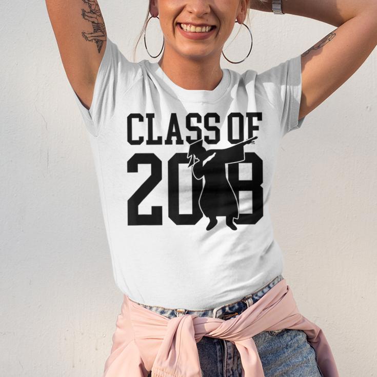 Dabbing Graduation Shirt Class Of 2018 Unisex Jersey T-Shirt