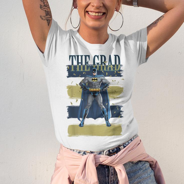 DC Comics Graduation Batman The Grad Power Stance Unisex Jersey T-Shirt