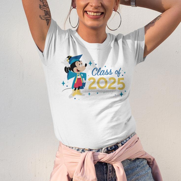Disney Mickey Mouse Cap & Gown '25 Graduation Class Of 2025 Premium Tri-Blend Unisex Jersey T-Shirt