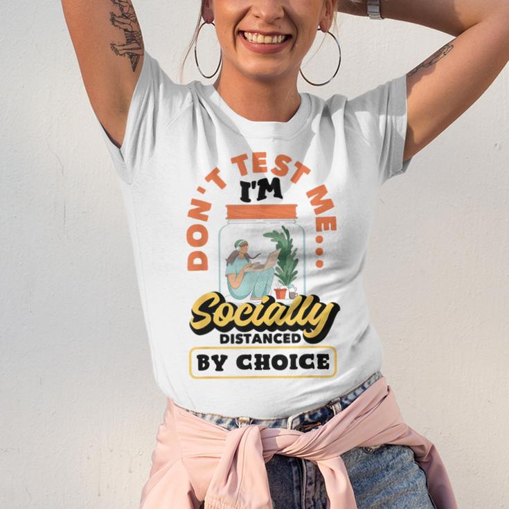Don't Test Me Introvert's Unisex Jersey T-Shirt Don't Test Me Introvert's Unisex Jersey T-Shirt