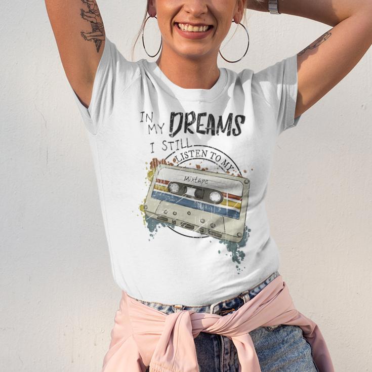 Dreams Of Music Mixtapes Retro Cassette Lifestyle Nostalgia Premium Tri-Blend Unisex Jersey T-Shirt