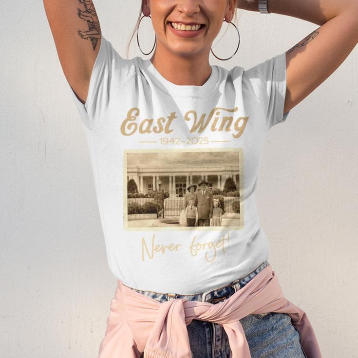 East Wing Never Forget American Vintage Nostalgia Premium Tri-Blend Unisex Jersey T-Shirt East Wing Never Forget American Vintage Nostalgia Premium Tri-Blend Unisex Jersey T-Shirt