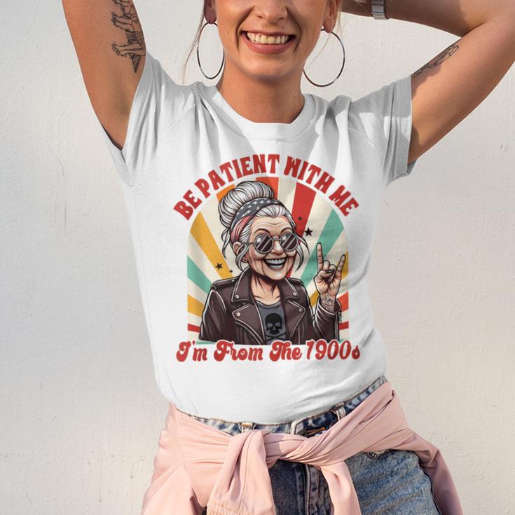 Elder Emo Grandma Nana Be Patient With Me I'm From The 1900s Unisex Jersey T-Shirt