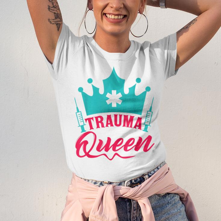 EMT Trauma Queen Paramedic Student T-Shirt Graduation Unisex Jersey T-Shirt