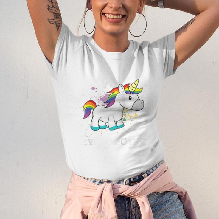 Ew People Unicorn Lover Introvert Rainbow Unicorn Raglan Baseball Tee Unisex Jersey T-Shirt