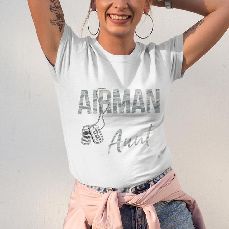 My Favorite Airman Calls Me Aunt US Air Force Graduation Unisex Jersey T-Shirt