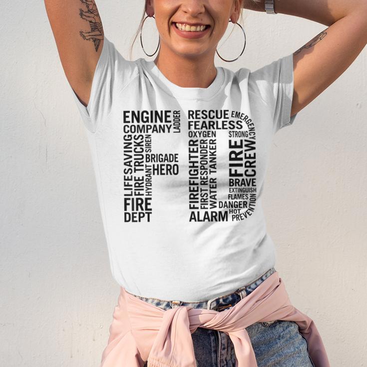 Fire Academy Graduation T-Shirt Firefighter Support Tee Unisex Jersey T-Shirt
