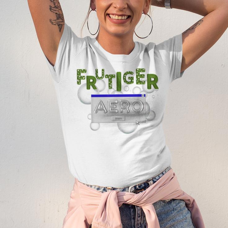 Frutiger Aero Y2K Fashion Trends Grass Fun Computers Unisex Jersey T-Shirt
