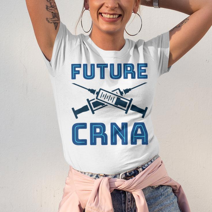 Future CRNA Nurse Anesthetist Student Nursing RN Graduation Unisex Jersey T-Shirt