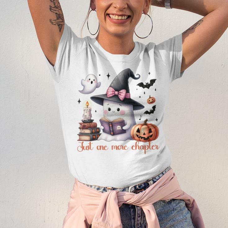 Ghost Reading Book Coquette Bow Halloween Girl Toddler Kid Premium Unisex Jersey T-Shirt Ghost Reading Book Coquette Bow Halloween Girl Toddler Kid Premium Unisex Jersey T-Shirt