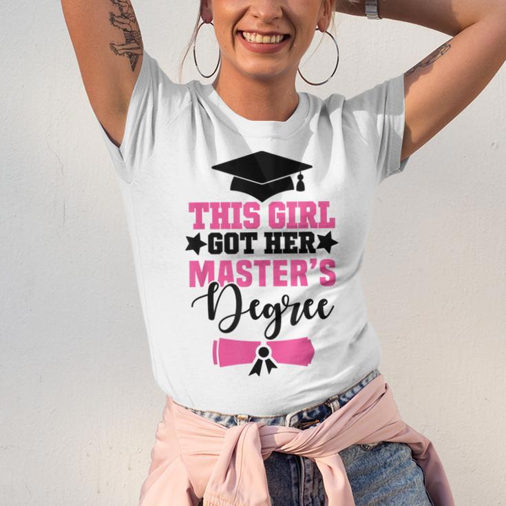 This Girl Got Her Masters Degree Graduation Mastered It 2024 Unisex Jersey T-Shirt