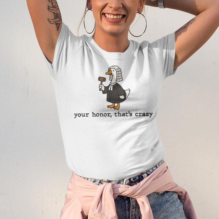Goose Silly Lawyer Law Student School Graduation Unisex Jersey T-Shirt