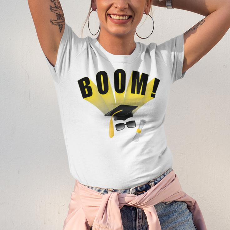 Graduation Cap And Diploma For Proud Graduation Unisex Jersey T-Shirt