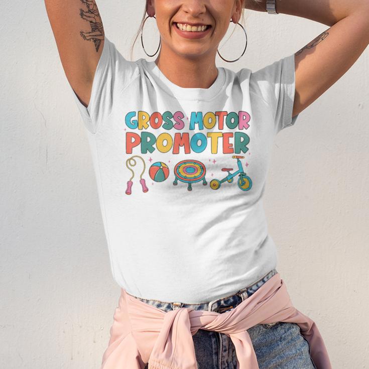 Gross Motor Promoter Physical Therapist Graduation PT Unisex Jersey T-Shirt