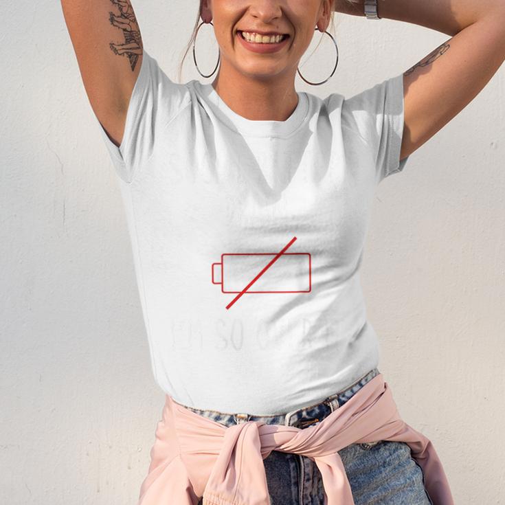 I'm So Over It Saying For Introvert And Shy People Unisex Jersey T-Shirt