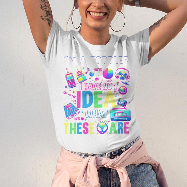I'm A Toddler I Have No Ideas Retro Vintage 90s Nostalgia Unisex Jersey T-Shirt I'm A Toddler I Have No Ideas Retro Vintage 90s Nostalgia Unisex Jersey T-Shirt
