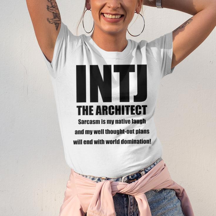 INTJ Architect Personality Introvert Sarcastic Unisex Jersey T-Shirt INTJ Architect Personality Introvert Sarcastic Unisex Jersey T-Shirt
