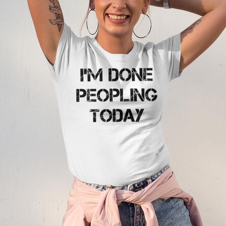 Introvert Design For Introverted Men And Women Unisex Jersey T-Shirt