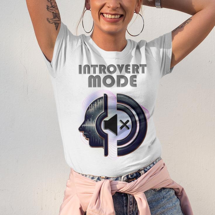 Introvert Mode Finding Inner Peace In Silence Unisex Jersey T-Shirt Introvert Mode Finding Inner Peace In Silence Unisex Jersey T-Shirt
