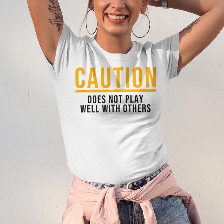 Introverted Does Not Play Well Competitive Athletic Unisex Jersey T-Shirt Introverted Does Not Play Well Competitive Athletic Unisex Jersey T-Shirt
