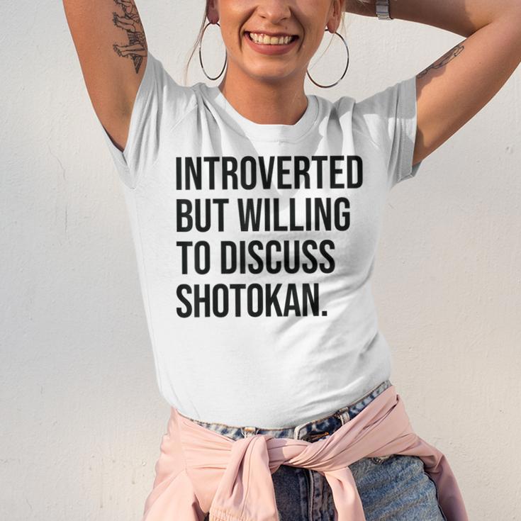 Introverted Shotokan Karate Introvert Unisex Jersey T-Shirt Introverted Shotokan Karate Introvert Unisex Jersey T-Shirt