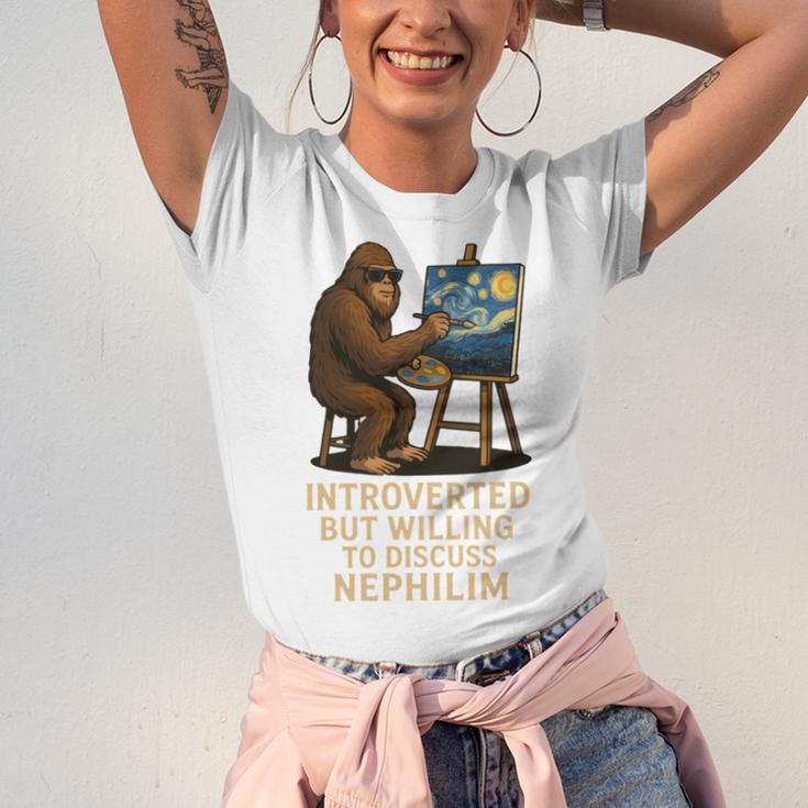 Introverted But Willing To Discuss Nephilim Unisex Jersey T-Shirt