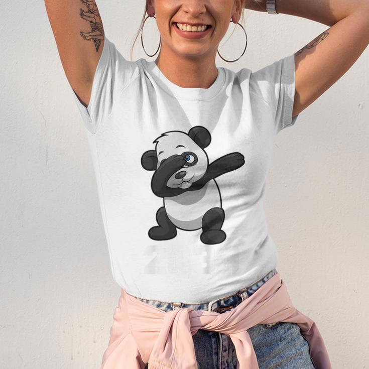 Kids Class Of 2030 Shirt Graduation Dabbing Panda Shirt Unisex Jersey T-Shirt
