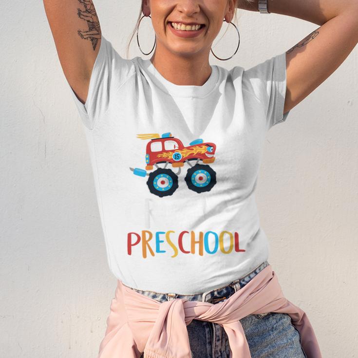 Kids I Just Crushed Preschool Monster Graduation Pre-K Shirt Unisex Jersey T-Shirt