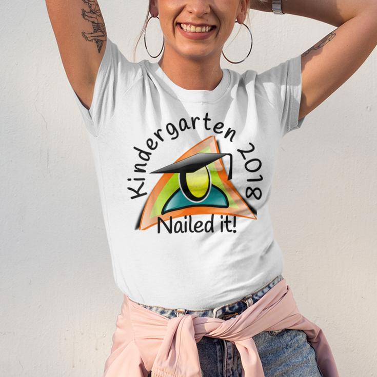 Kids Kindergarten 2018 Nailed It Graduation Unisex Jersey T-Shirt