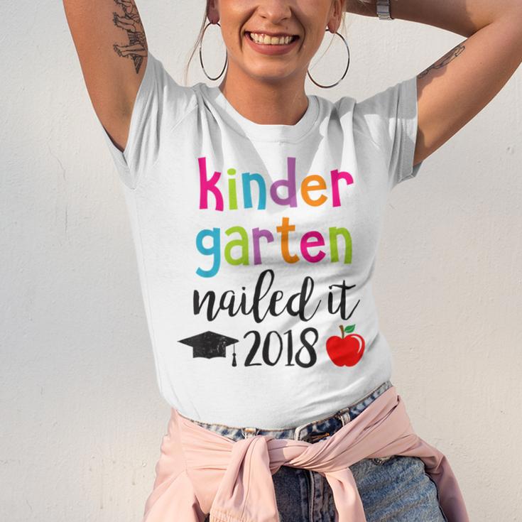 Kindergarten Nailed It 2018 Class Graduation T-Shirt Unisex Jersey T-Shirt