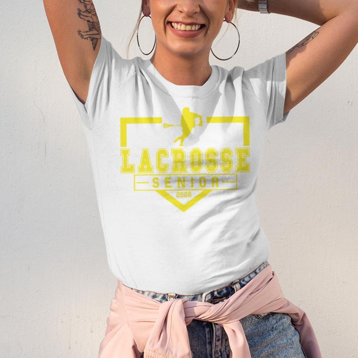 Lacrosse Senior Night Lacrosse Senior 2026 Graduation 20 Unisex Jersey T-Shirt