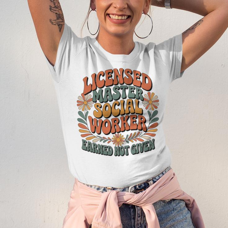 Licensed Social Worker Masters MSW LMSW Graduation 2026 Premium Tri-Blend Unisex Jersey T-Shirt