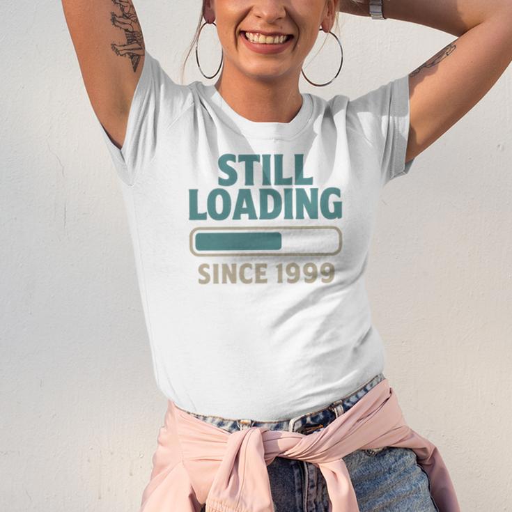 Still Loading Since 1999 Retro Tech Nostalgia Premium Tri-Blend Unisex Jersey T-Shirt