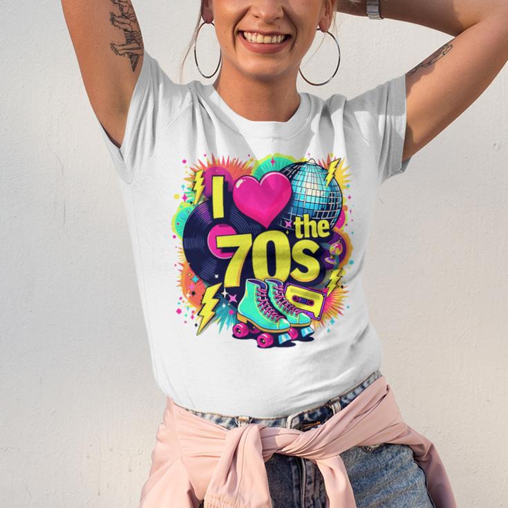 I Love The 70s Retro Cassette Roller Vinyl Nostalgia Vibes Premium Tri-Blend Unisex Jersey T-Shirt I Love The 70s Retro Cassette Roller Vinyl Nostalgia Vibes Premium Tri-Blend Unisex Jersey T-Shirt