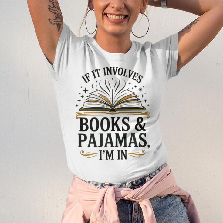 Magical Pajama And Book Lover Outfit For Readers Who Love Unisex Jersey T-Shirt