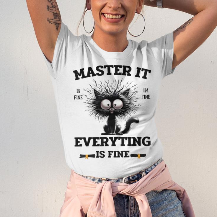 Masters Mastered It Graduate Master Degree Graduation Unisex Jersey T-Shirt
