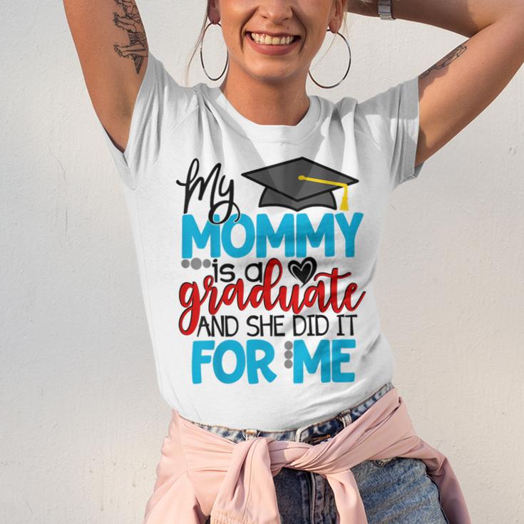 My Mommy Is A Graduate Shirt Matching Family Graduation Unisex Jersey T-Shirt