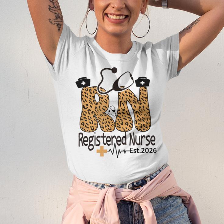 Nurse Est 2026 Graduation Graduate Nursing Student RN LPN Unisex Jersey T-Shirt